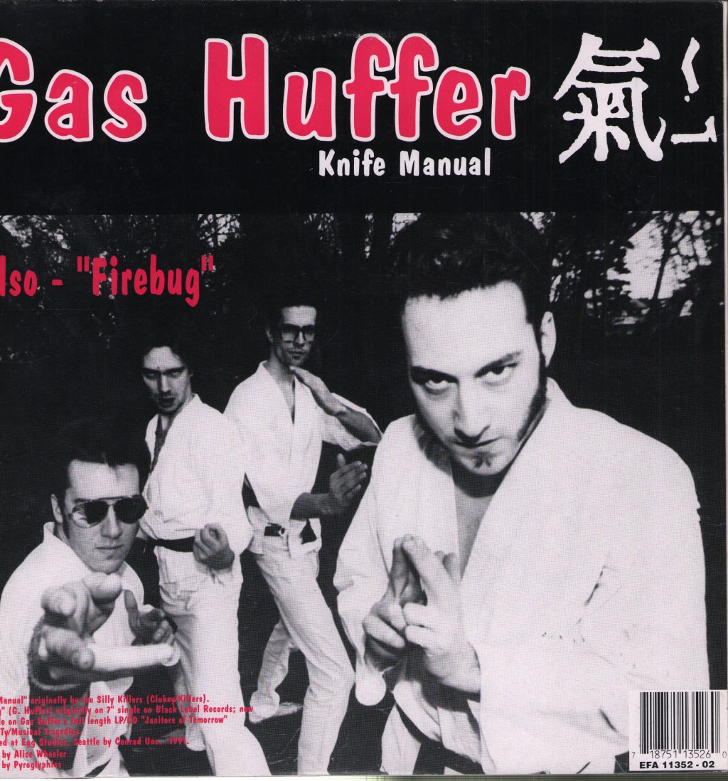 Mudhoney/Gas Huffer - You Stupid Asshole / Knife Manual - 12 Inch