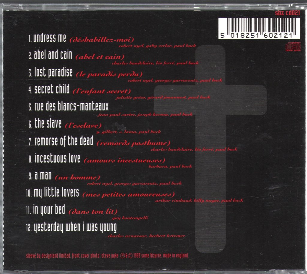 Marc Almond - Absinthe - The French Album - Cd