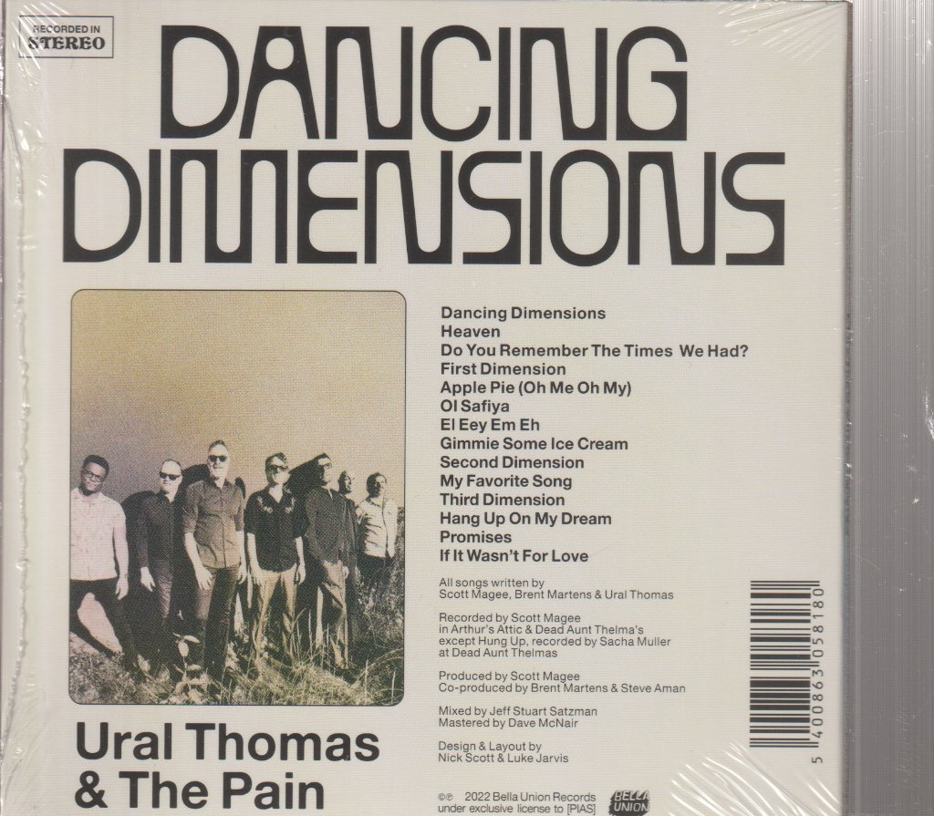 Ural Thomas & The Pain - Dancing Dimensions - Cd
