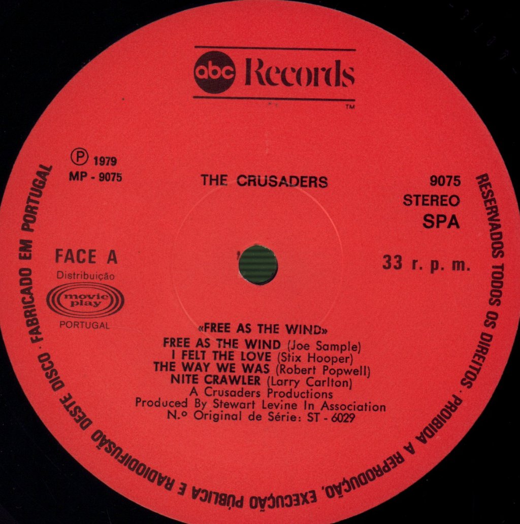 Crusaders - Free As The Wind - Lp