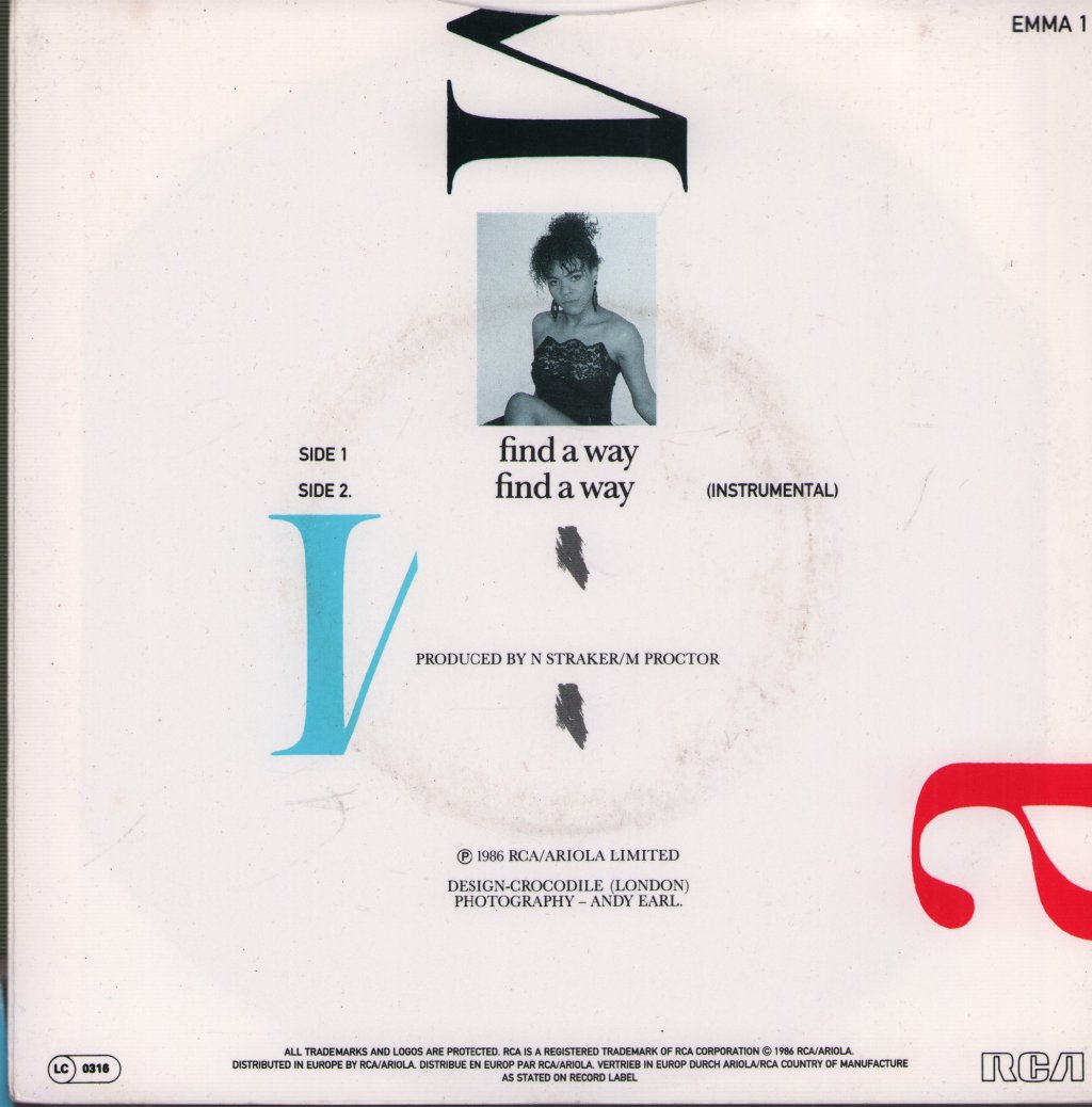 Emma - Find A Way - 7 Inch