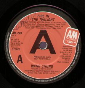 Wang Chung - Fire In The Twilight - 7 Inch