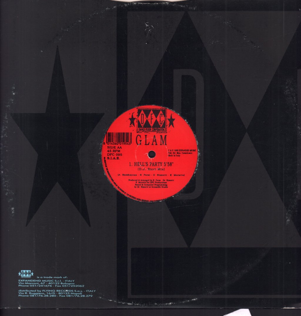 Glam - Hell's Party - 12 Inch