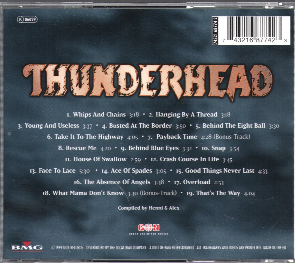 Thunderhead - Whole Decade - Cd