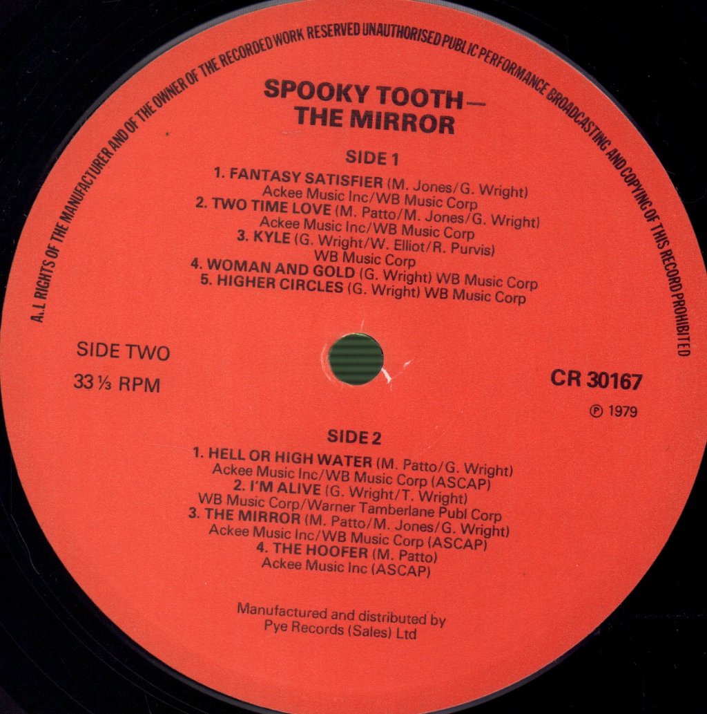 Spooky Tooth - Mirror - Lp