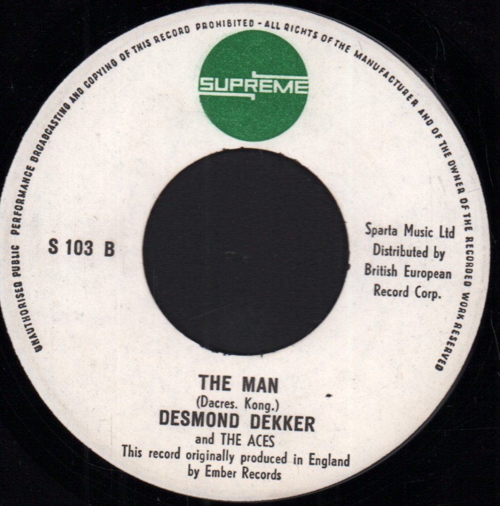 Desmond Dekker - Israelites - 7 Inch