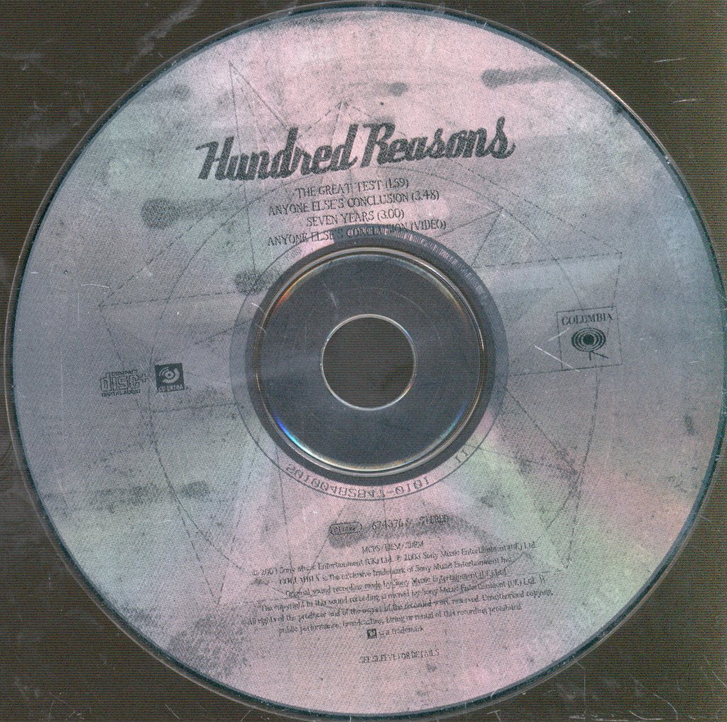 Hundred Reasons - Great Test - Cd