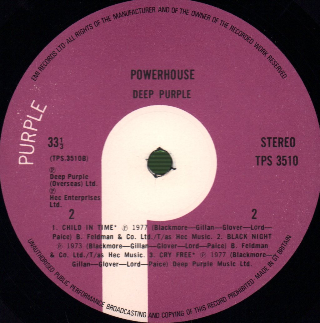 Deep Purple - Powerhouse - Lp