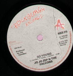 Jo Jo Zep And The Falcons - So Young - 7 Inch