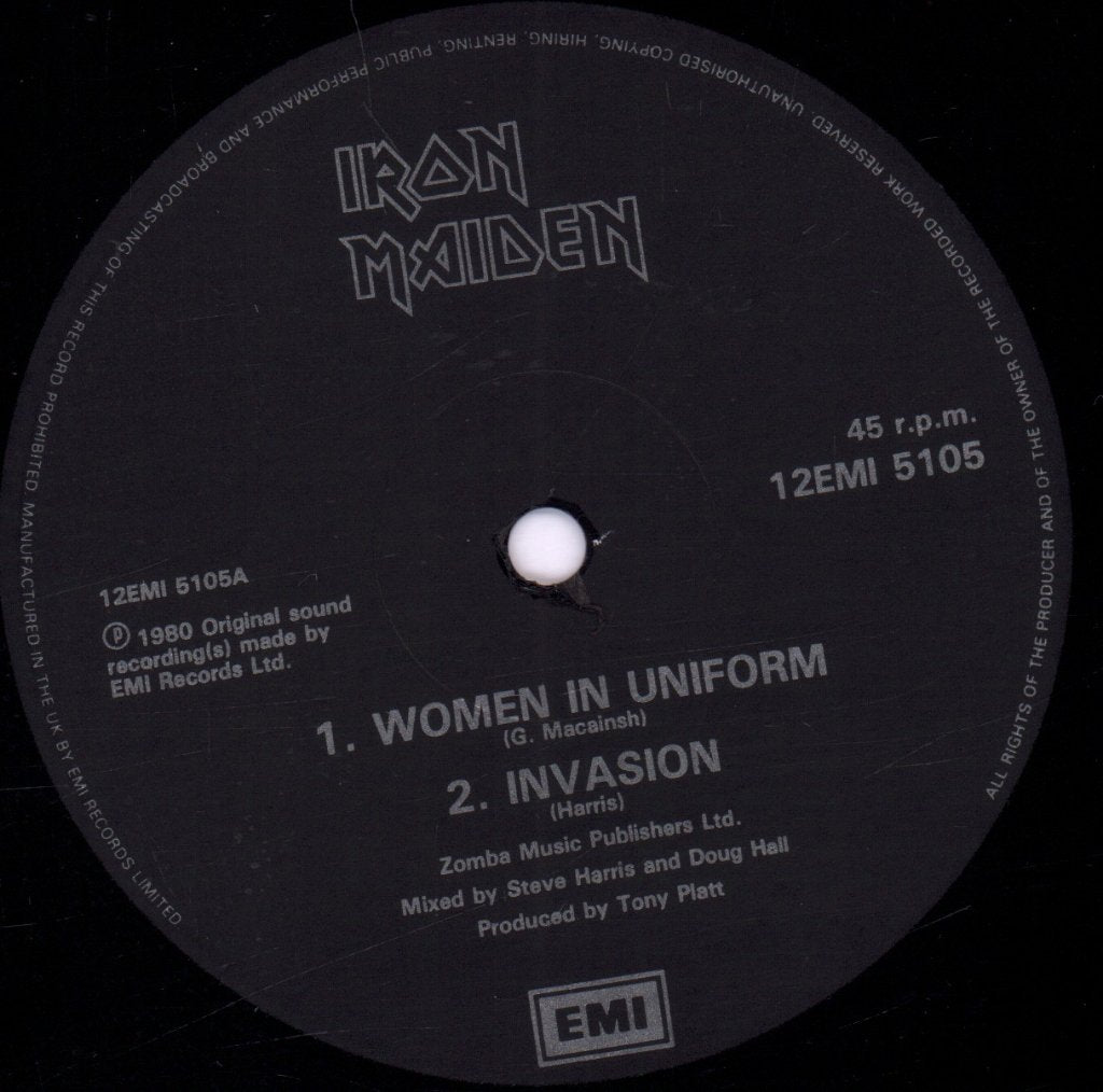 Iron Maiden - Women In Uniform - 12 Inch