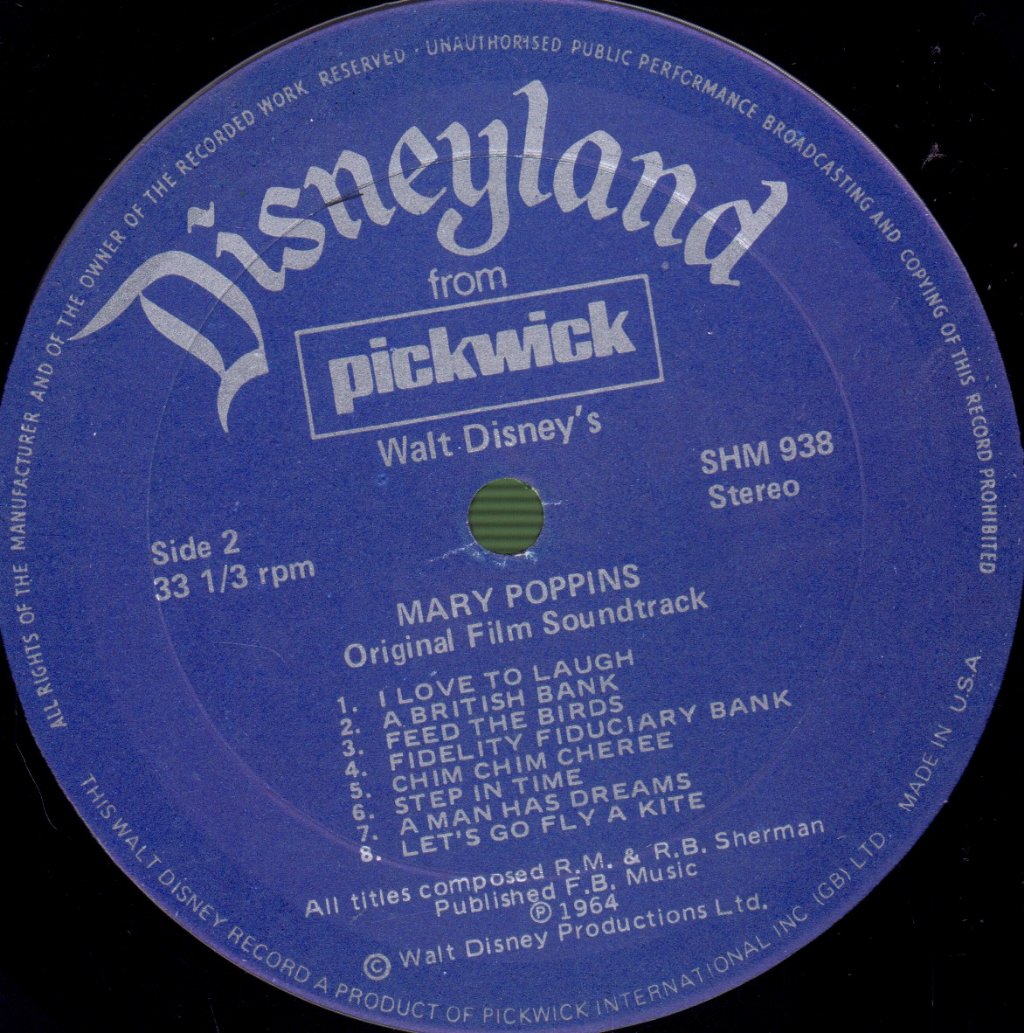 Various Artists - Mary Poppins (Songs From The Film) - Lp