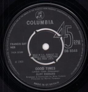 Cliff Richard - Good Times - 7 Inch