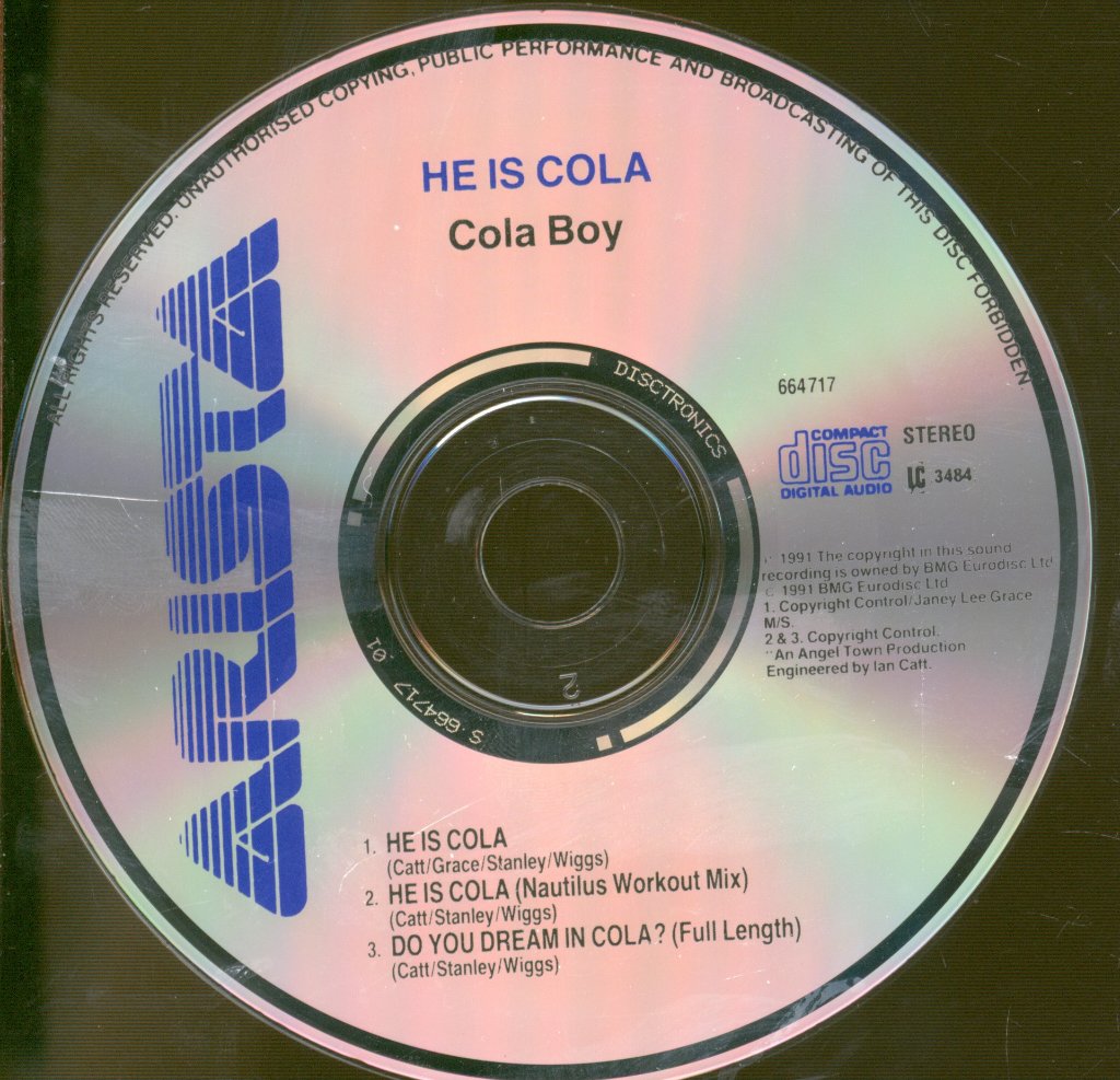 Cola Boy - He Is Cola - Cd