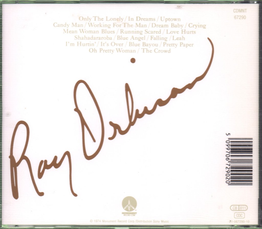 Roy Orbison - All-Time Greatest Hits Of Roy Orbison - Cd