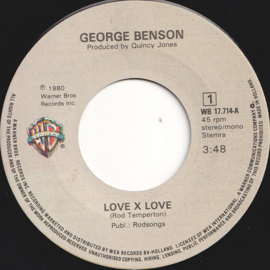 George Benson - Love X Love - 7 Inch