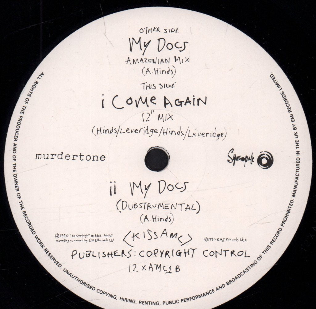 Kiss Amc - My Docs - 12 Inch