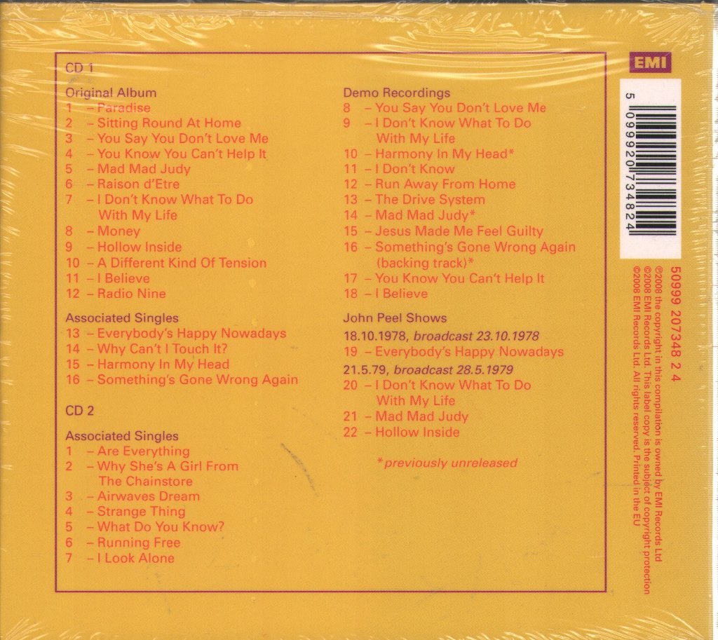 Buzzcocks - A Different Kind Of Tension - Cd