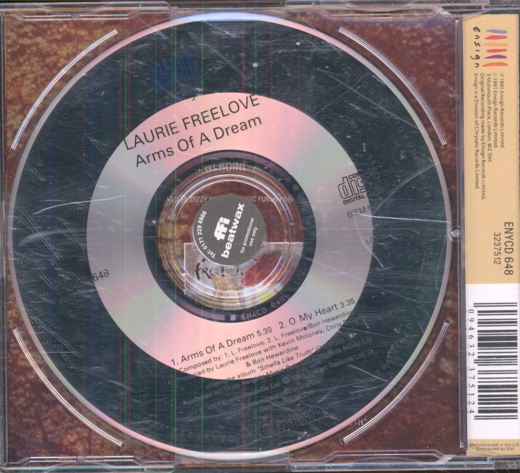 Laurie Freelove - Arms Of A Dream - Cd