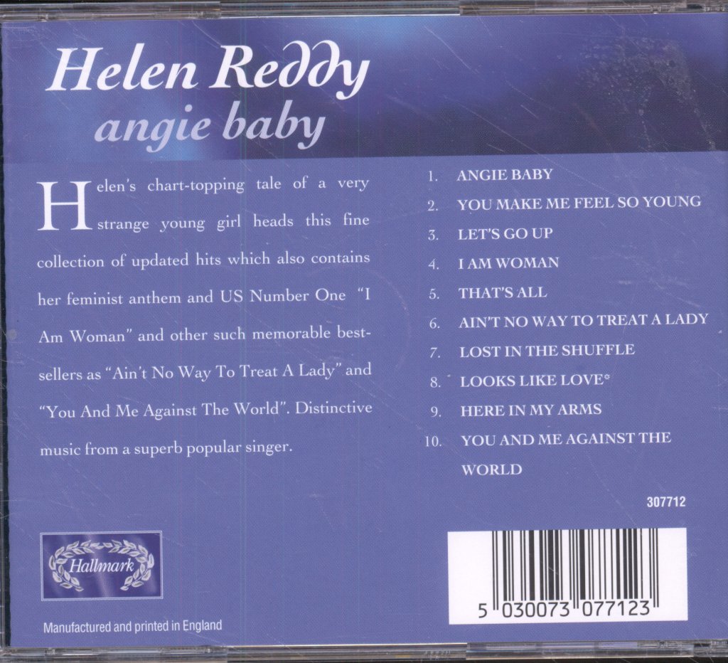 Helen Reddy - Angie Baby - Cd