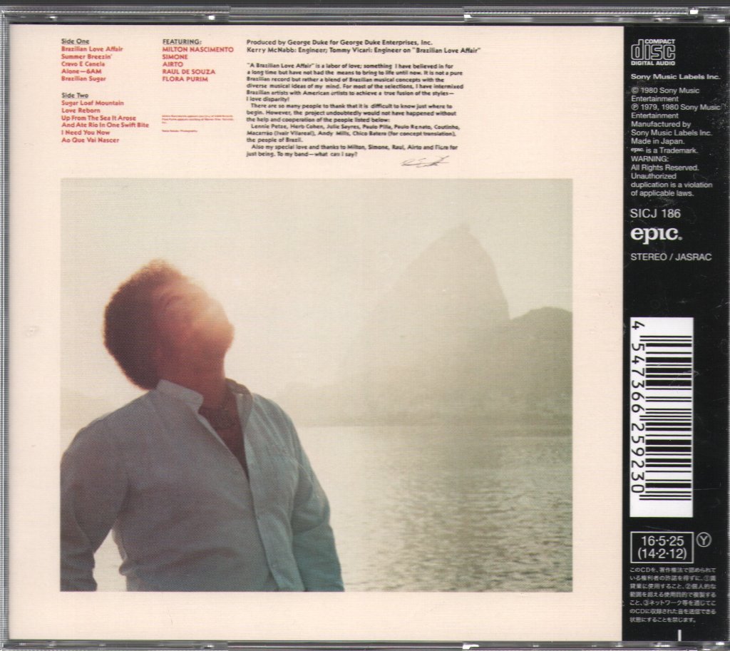 George Duke - A Brazilian Love Affair - Cd