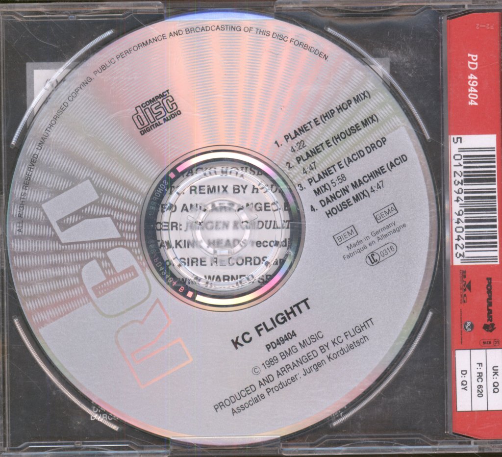 Kc Flightt - Planet E - Cd