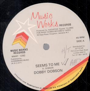Dobby Dobson - Seems To Me - 12 Inch
