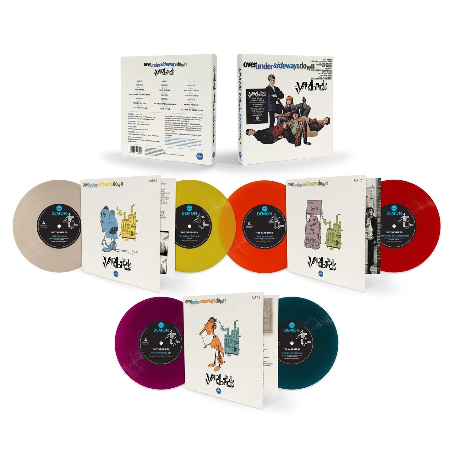 Yardbirds - Over Under Sideways Down - 7 Inch Box Set