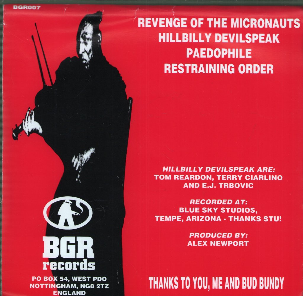 Hillbilly Devilspeak - Revenge Of The Micronauts - 7 Inch