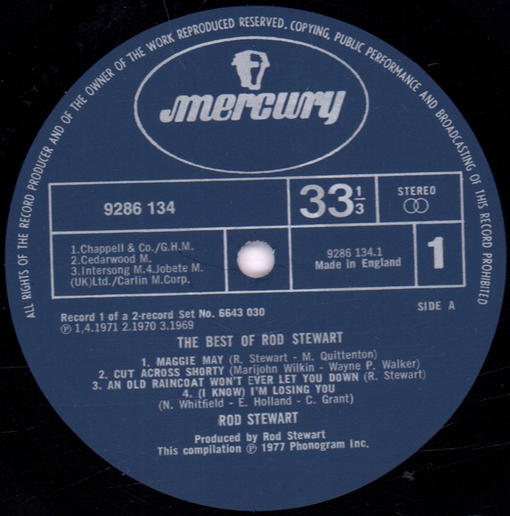 Rod Stewart - Best Of - Double Lp