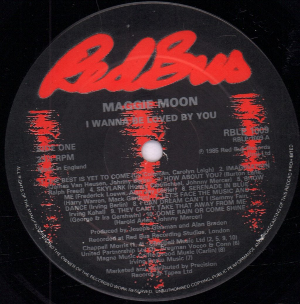 Maggie Moone - I Wanna Be Loved By You - Lp