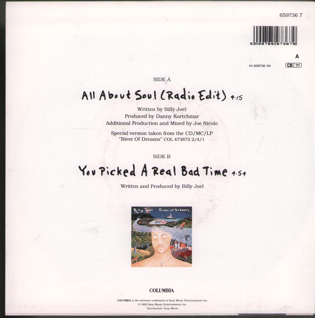 Billy Joel - All About Soul - 7 Inch