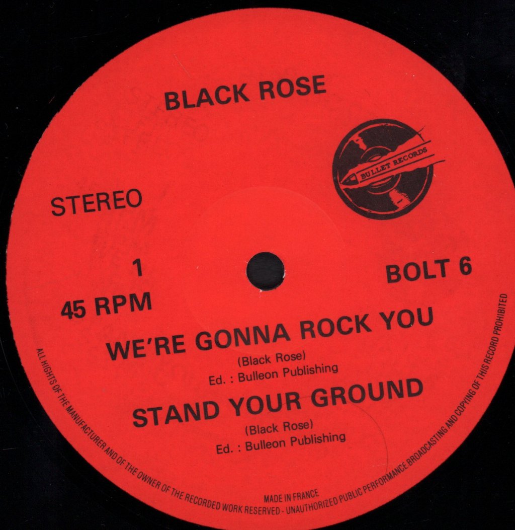 Black Rose (Uk) - We're Gonna Rock You - 12 Inch
