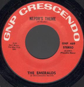 Emeralds - Nepor's Theme - 7 Inch