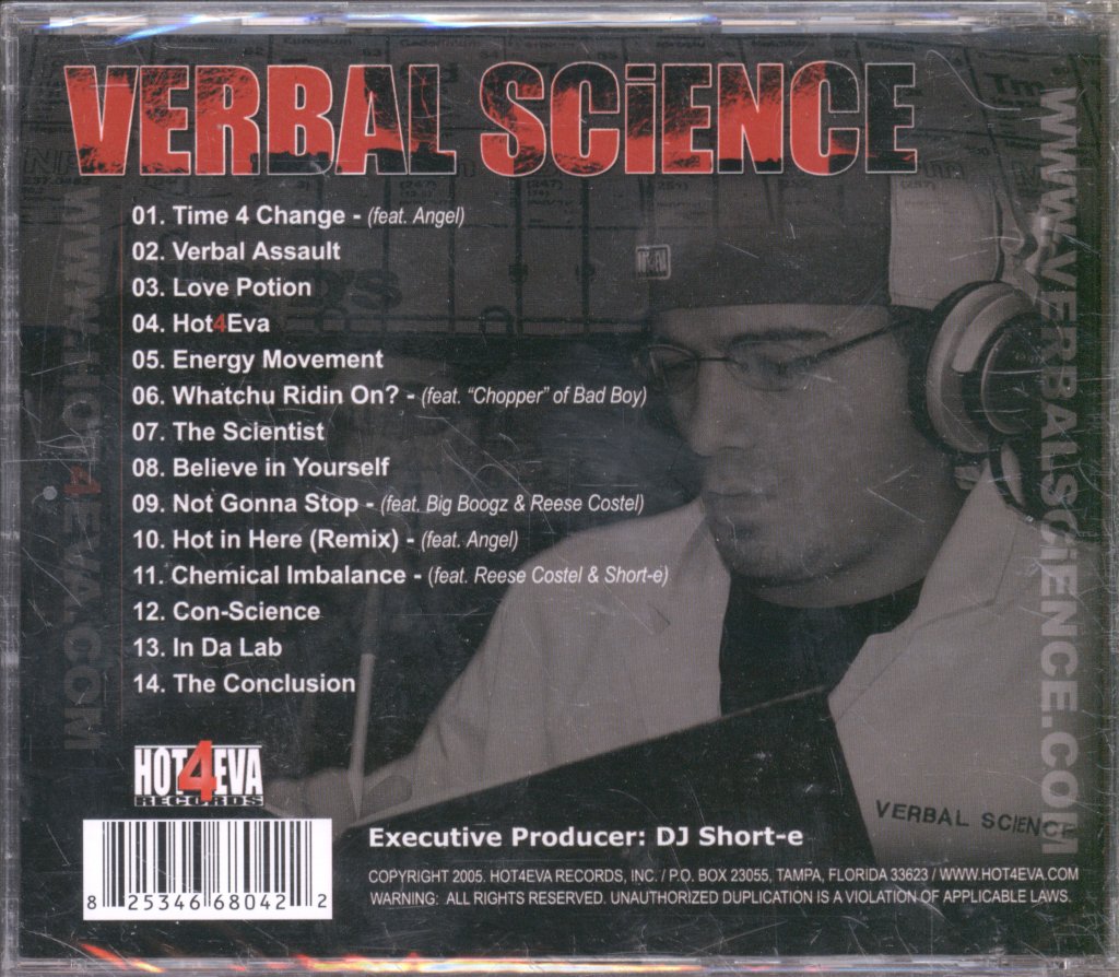 Verbal Science - In Da Lab - Cd