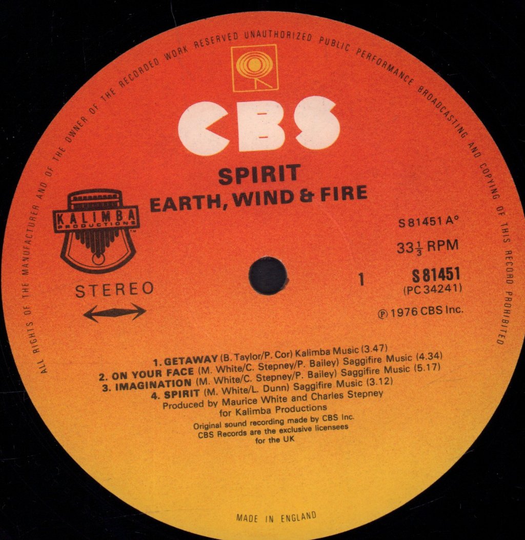 Earth Wind And Fire - Spirit - Lp