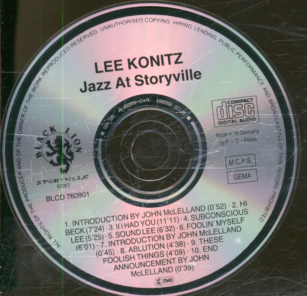 Lee Konitz - At Storyville - Cd
