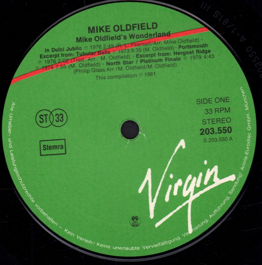 Mike Oldfield - Wonderland - Lp