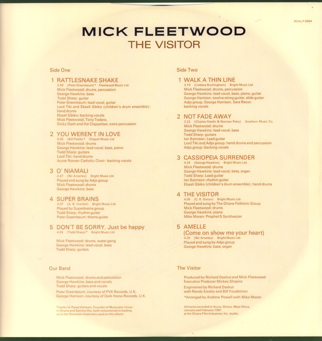 Mick Fleetwood - Visitor - Lp