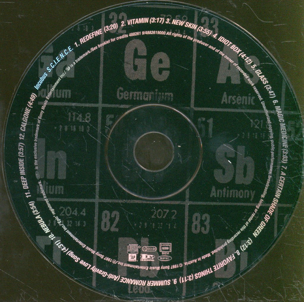 Incubus (Rock Group) - S.C.I.E.N.C.E. - Cd