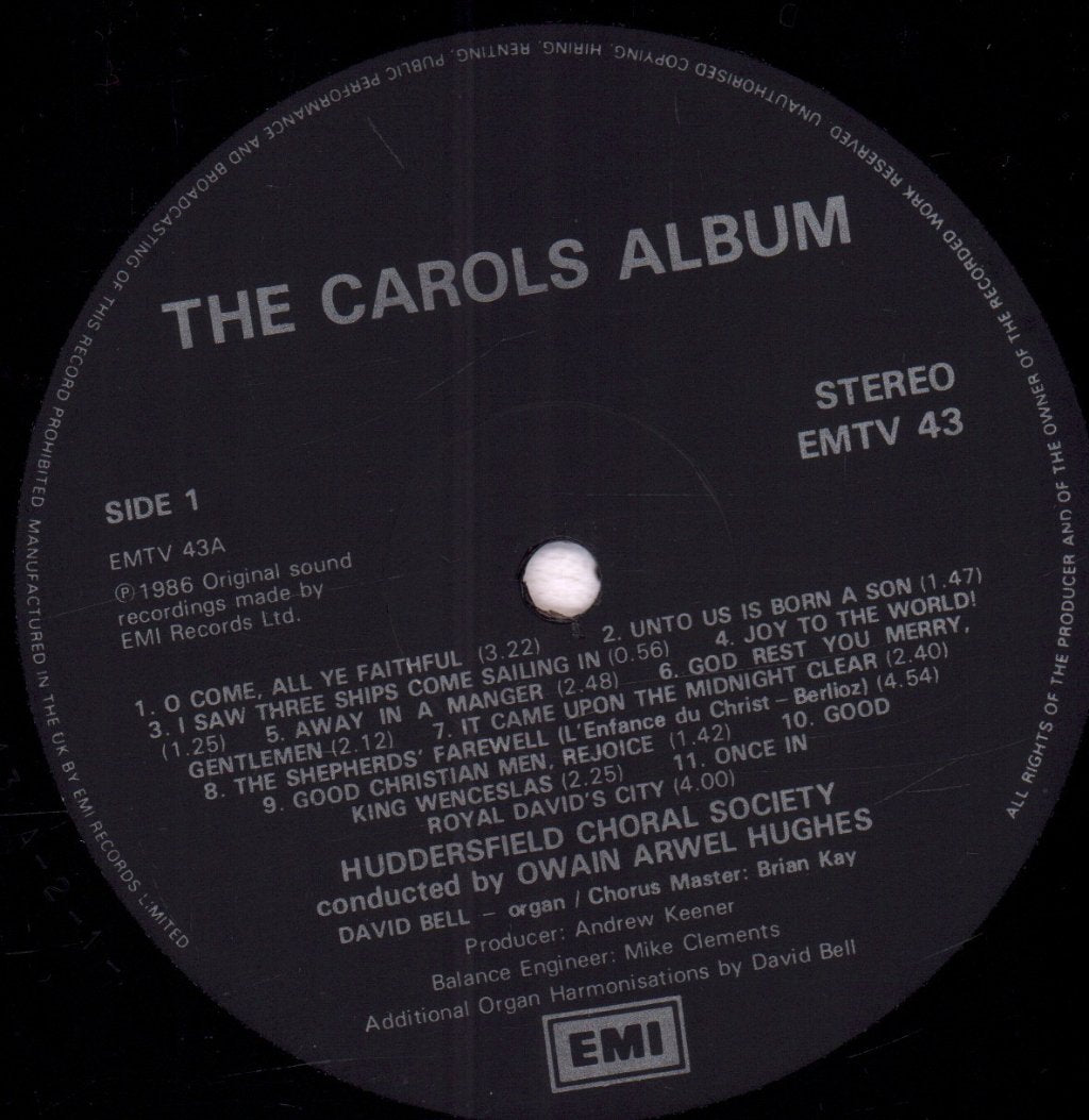 Huddersfield Choral Society - Carols Album - Lp