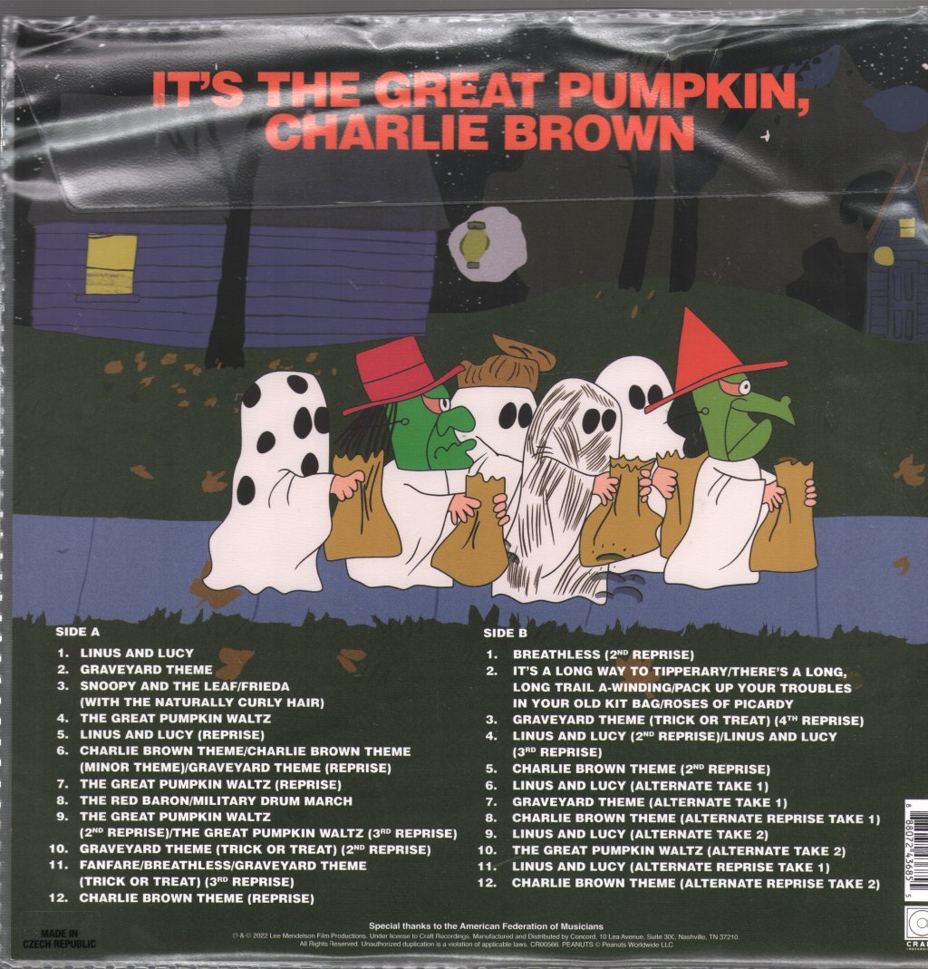 Vince Guaraldi - It's the Great Pumpkin, Charlie Brown - Lp