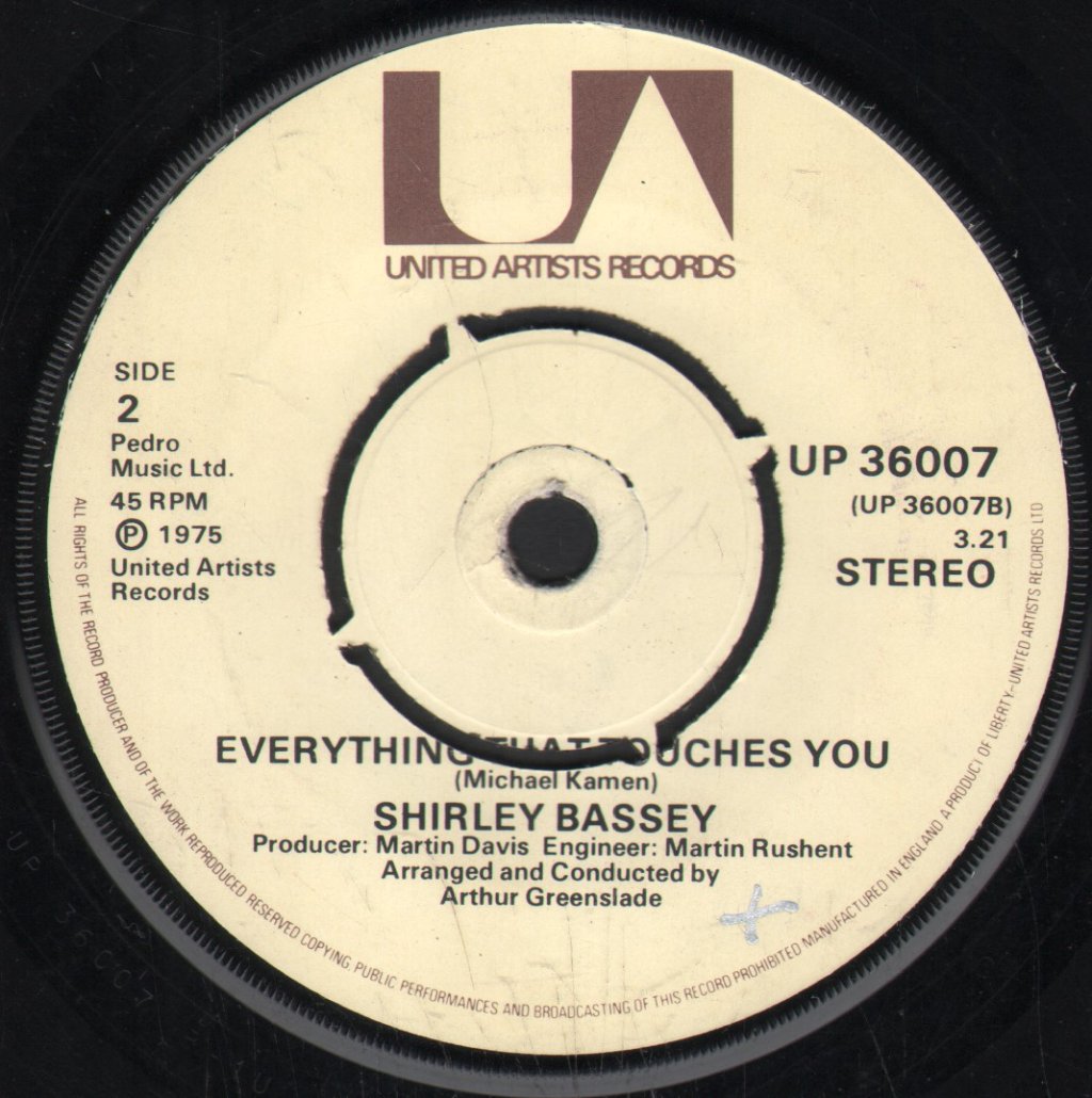 Shirley Bassey - Living - 7 Inch