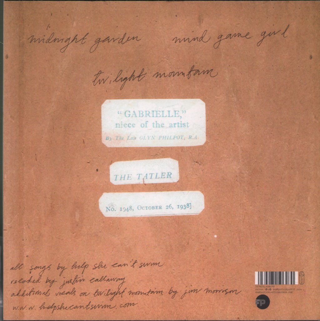 Help She Can't Swim - Midnight Garden - 7 Inch