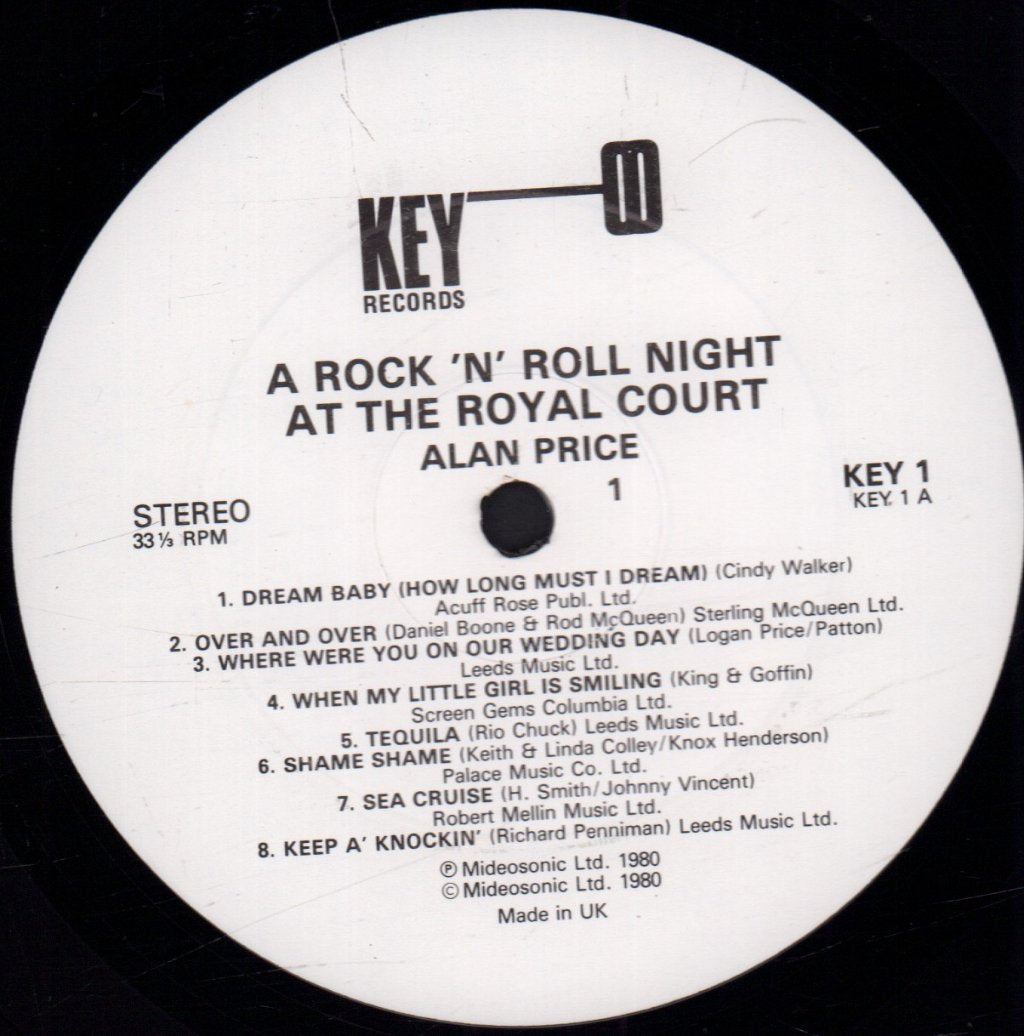 Alan Price - A Rock N Roll Night At The Royal Court - Lp