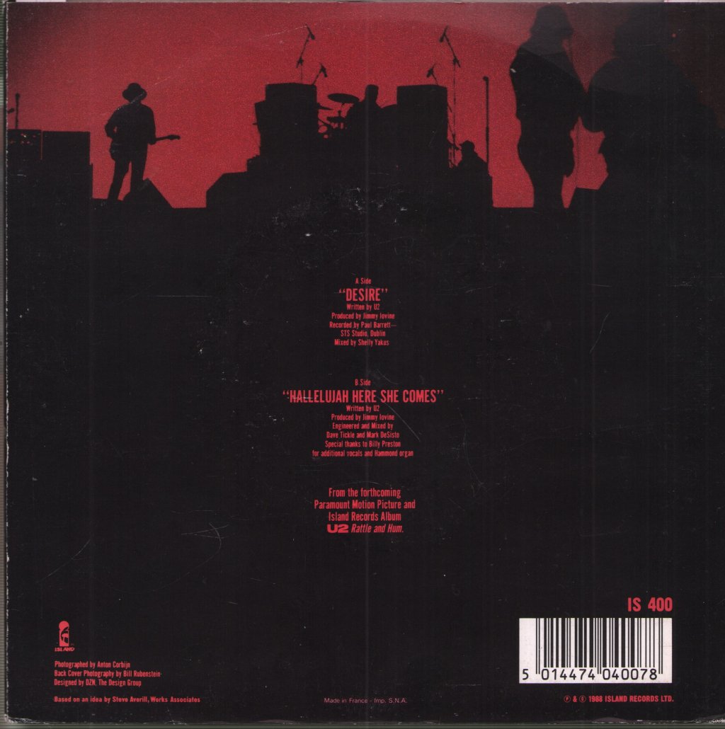 U2 - Desire - 7 Inch