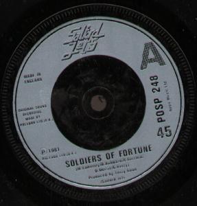 Salford Jets - Soldiers Of Fortune - 7 Inch
