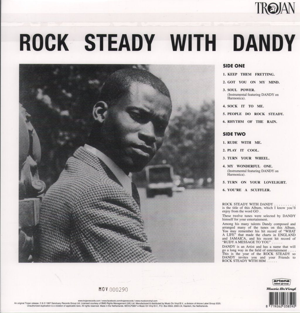 Dandy - Rock Steady With Dandy - Lp