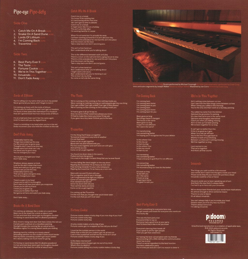 Pipe-Eye - Pipe-Defy - Lp