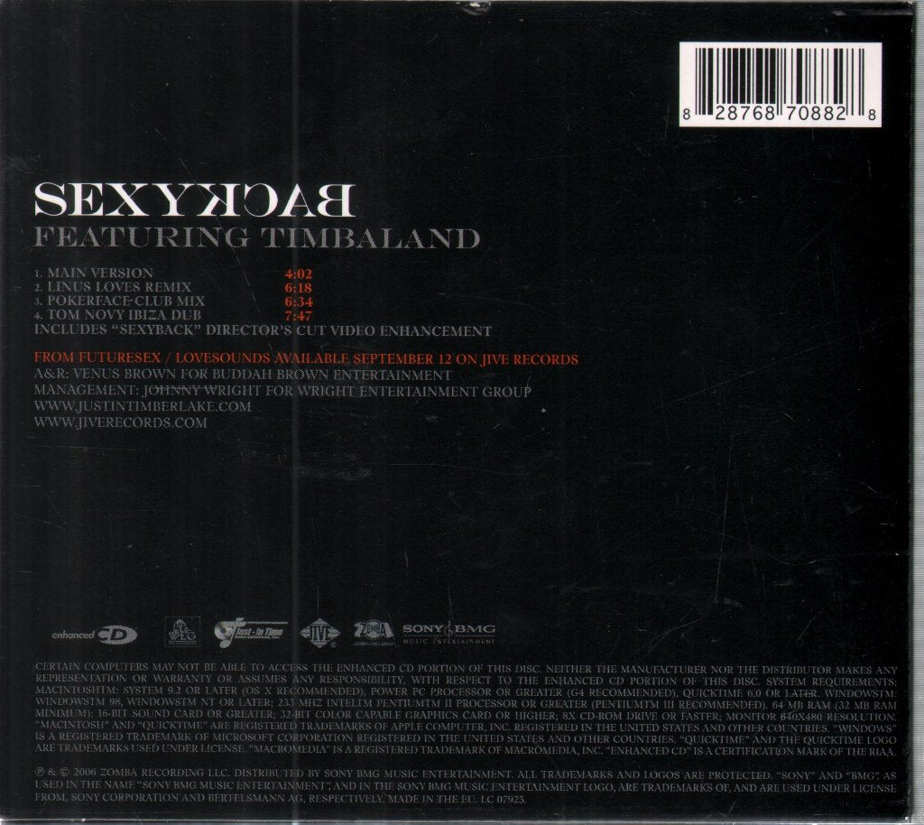 Justin Timberlake - SexyBack - Cd