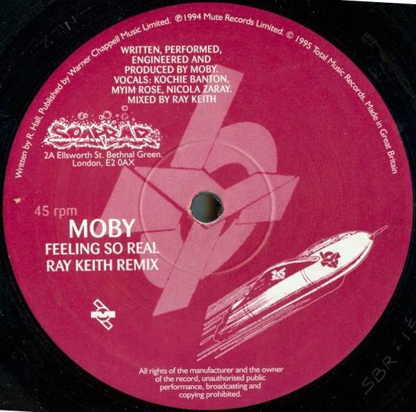 Moby - Feeling So Real - 10 Inch